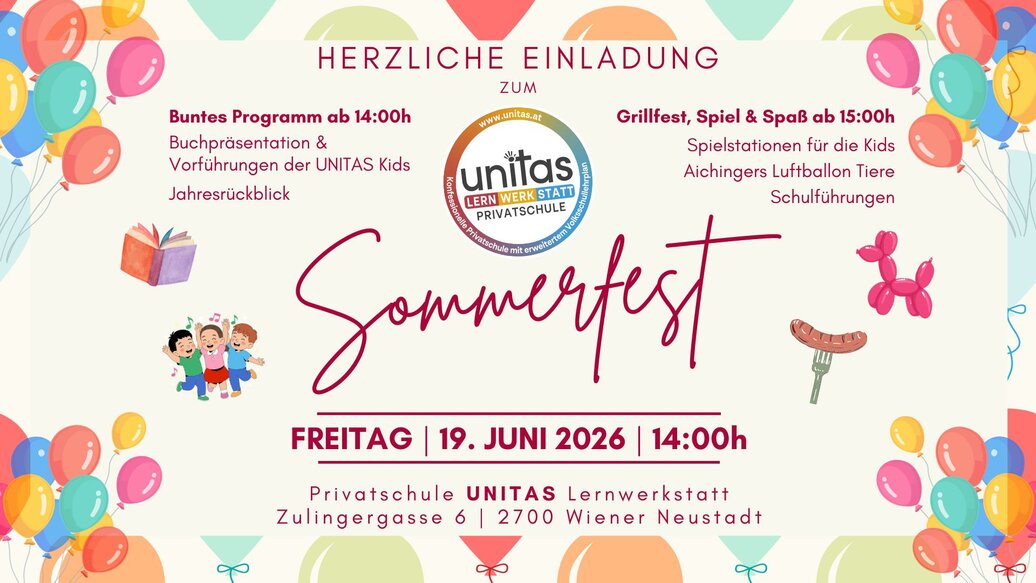 UNITAS Sommerfest am 19.06.2026
